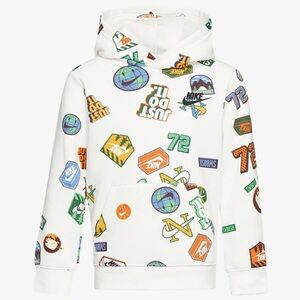 Nike NSW Club SSNL White Kids Hoodie